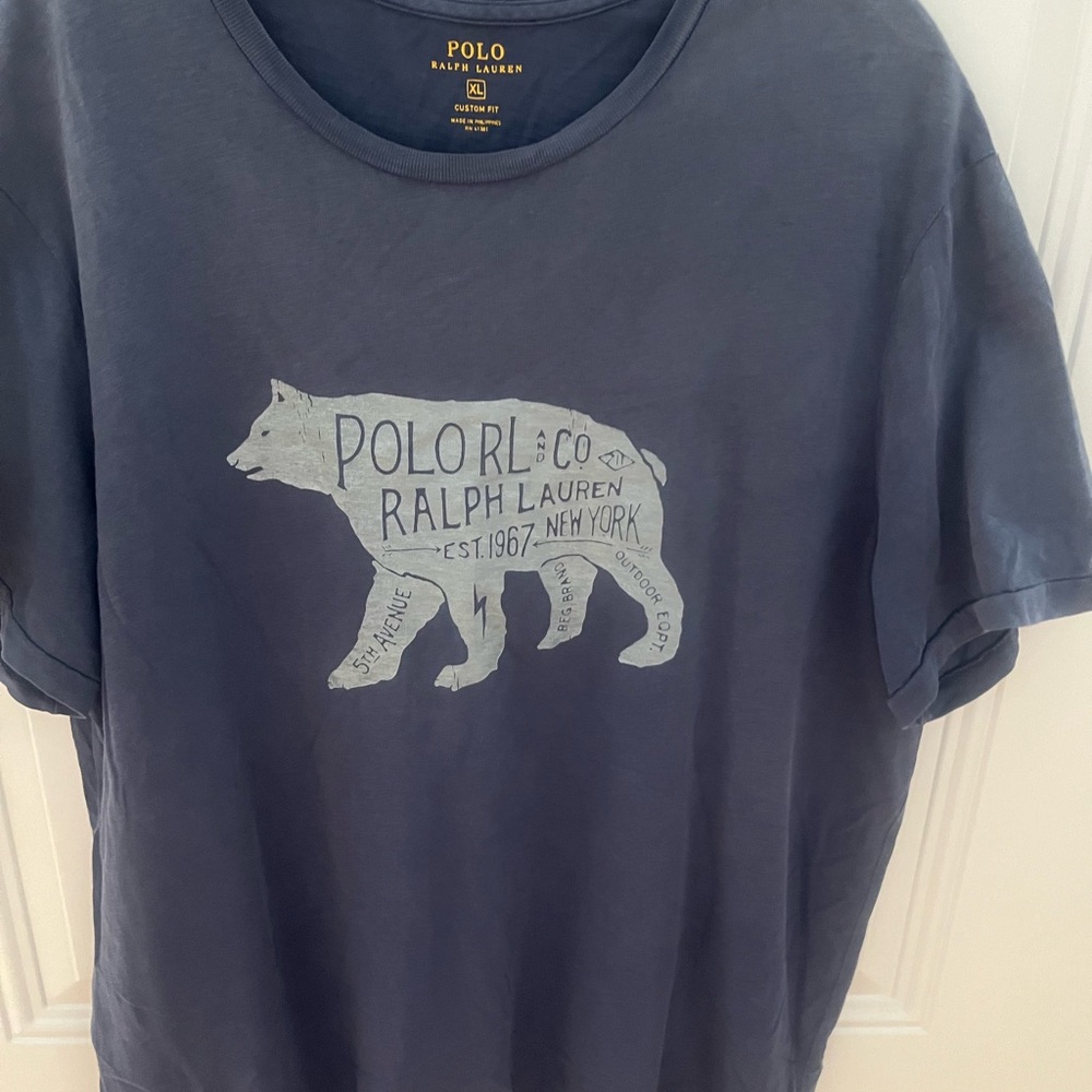 Ralph Lauren Blue Graphic Tee
